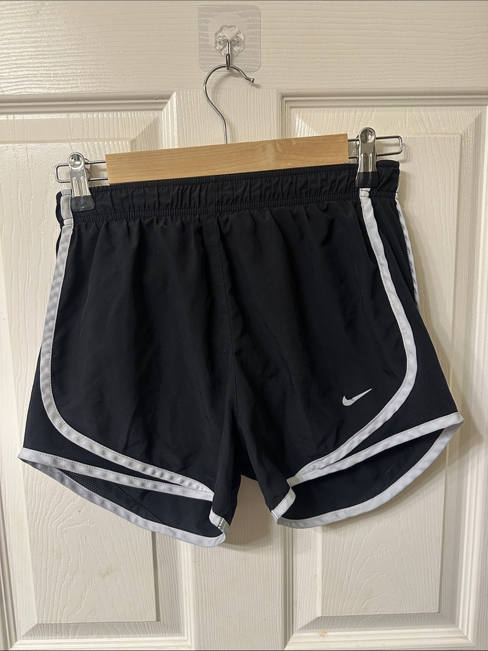 Nike Black and White Athletic Running Shorts